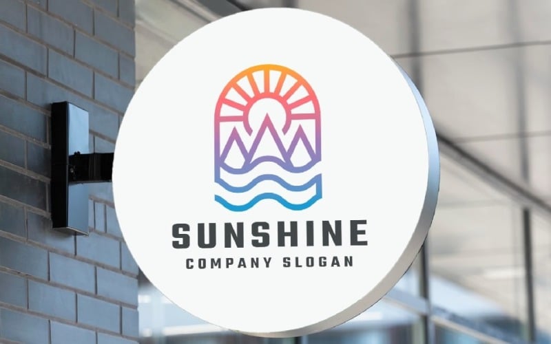sun shine nature summer logo original