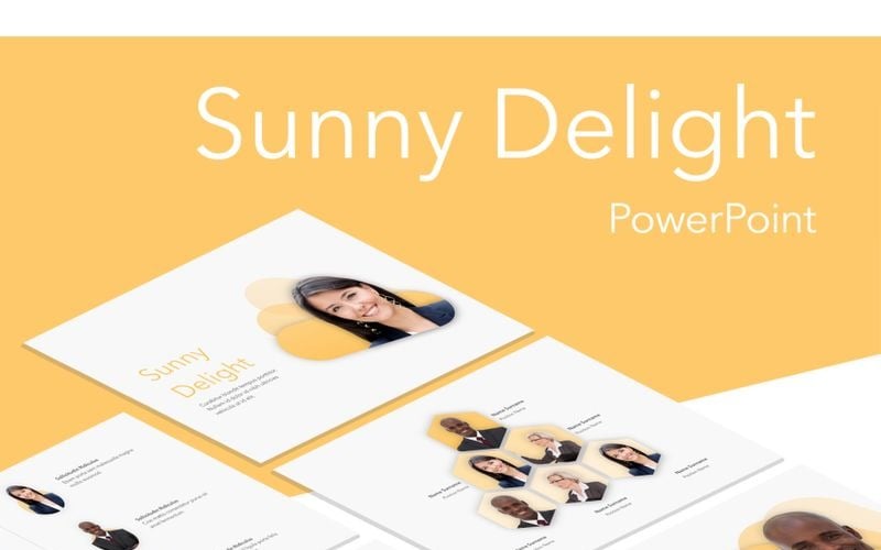 sunny delight powerpoint template original