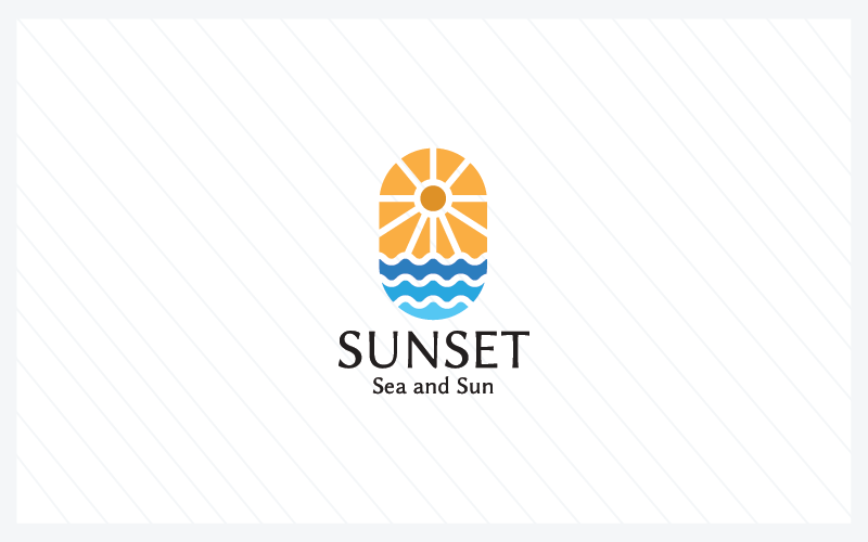 sunset pro logo templates original