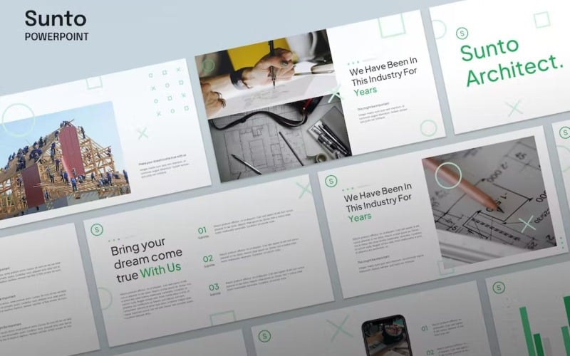 sunto architecture template powerpoint original