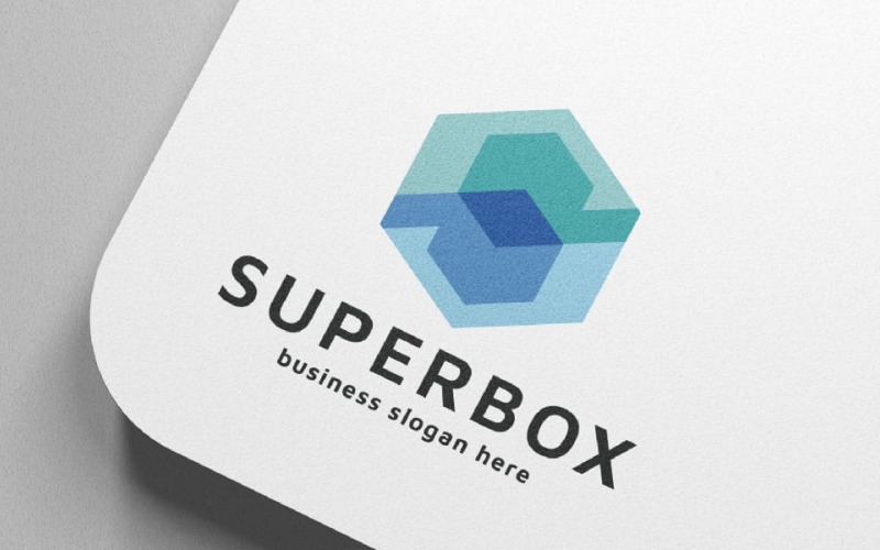 super box letter s pro branding logo original