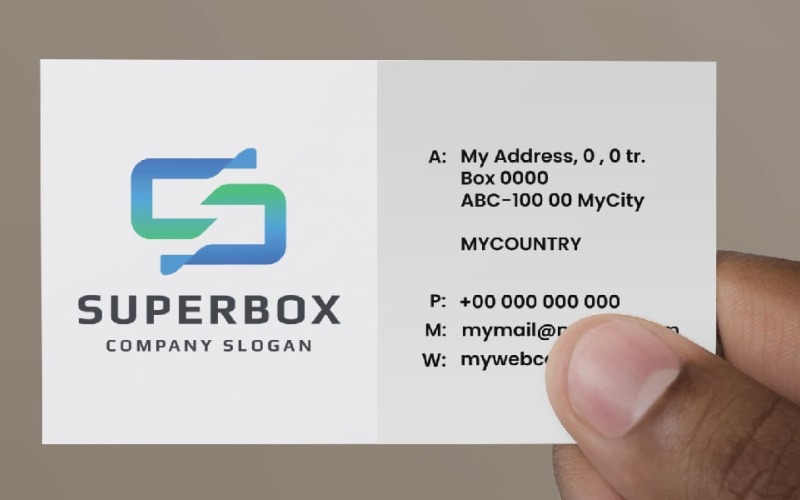 super box letter s pro logo original