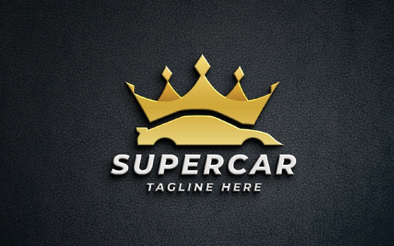 super car logo pro template original