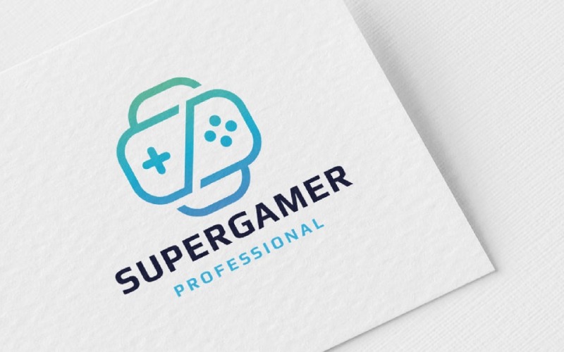 super gamer letter s logo original