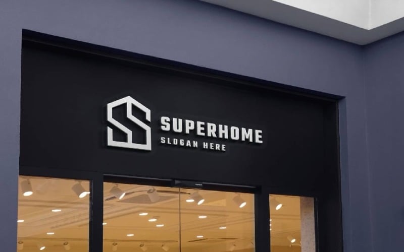 super home letter s pro logo original