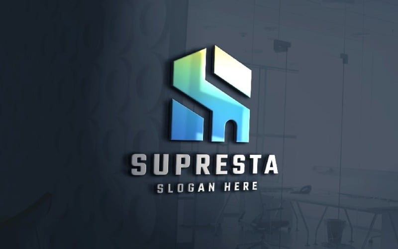 super home real estate letter s logo original