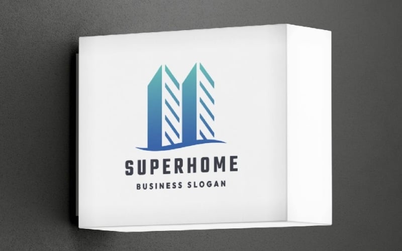 super home real estate logo original