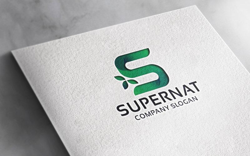 super nature letter s logo original