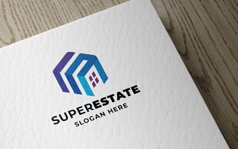 super real estate letter s logo original