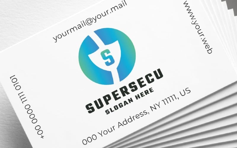 super secure letter s logo original