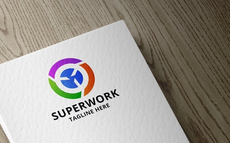 super work logo pro template original