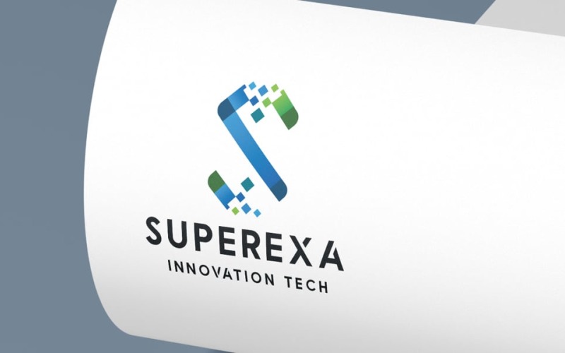 superexa letter s logo template original