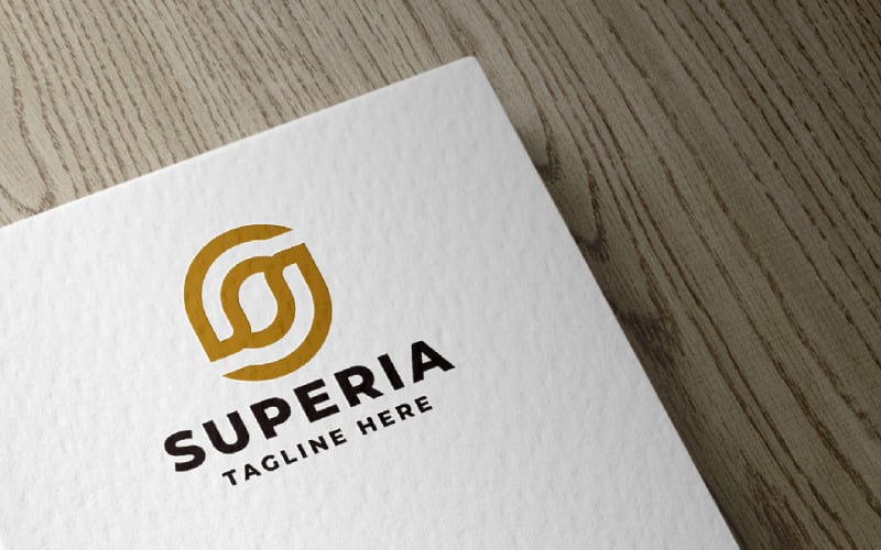 superia letter s pro logo template original