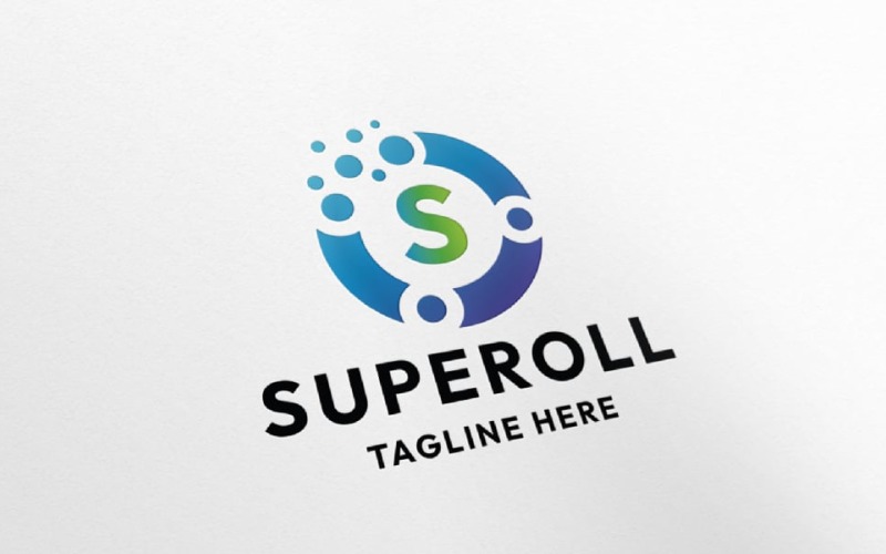 superoll letter s logo template original