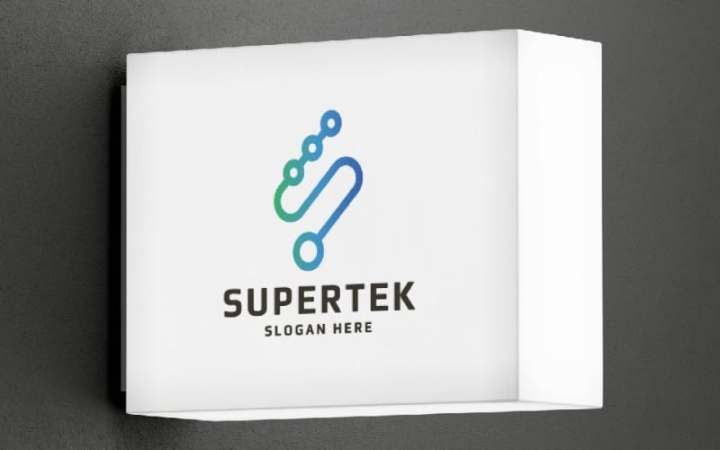 supertek letter s pro logo original