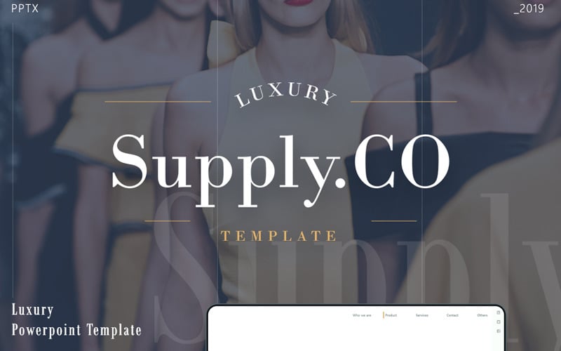 supplyco luxury marketplace powerpoint template original