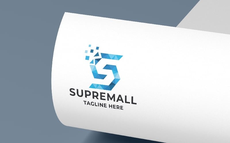supremall letter s pro logo template original