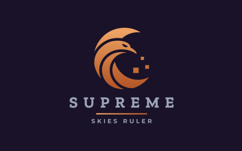 supreme eagle logo template original