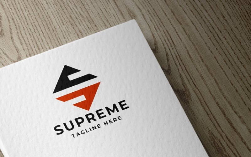 supreme letter s logo pro template original