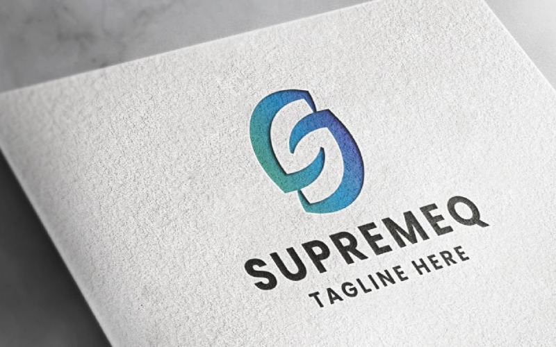 supremeq letter s pro logo template original