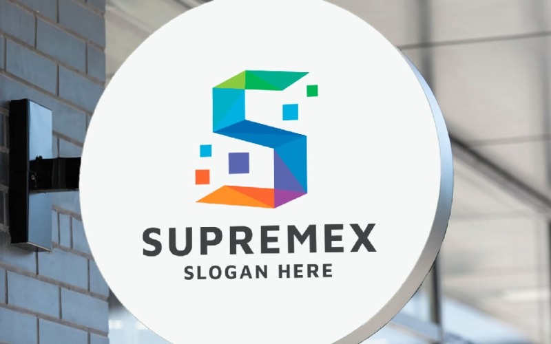 supremex letter s logo template original