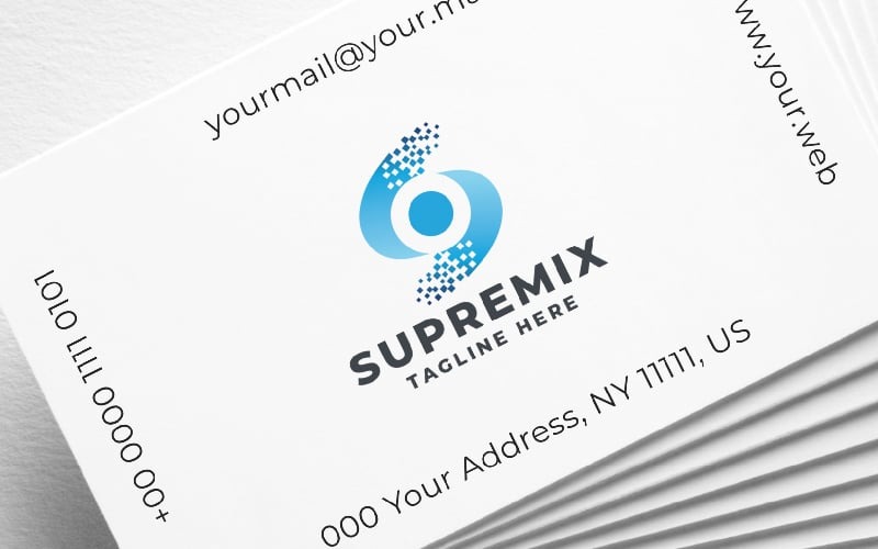 supremix letter s pro logo template original