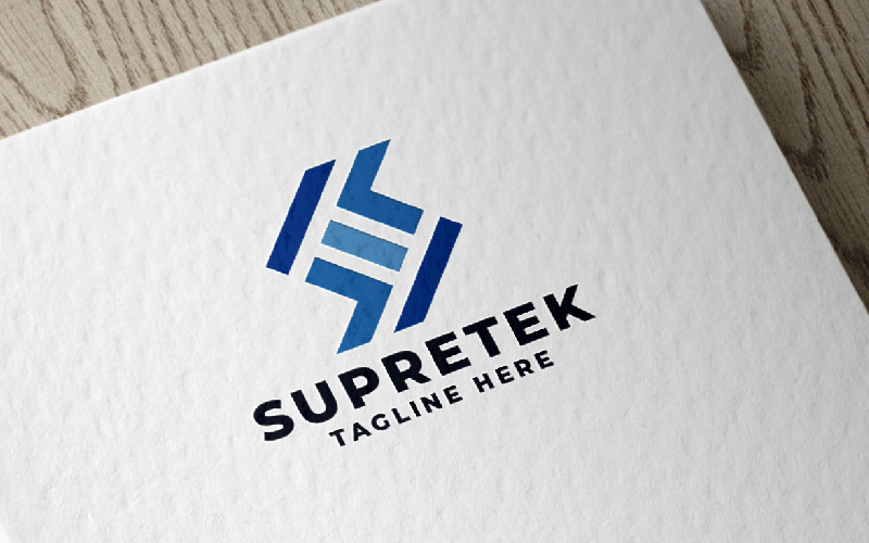 supretek letter s logo temp original
