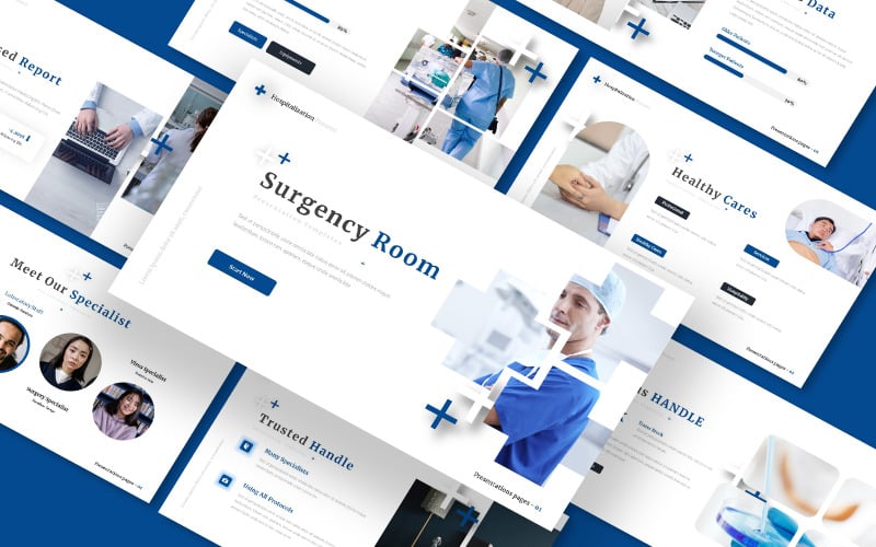 surgency room presentation powerpoint template original