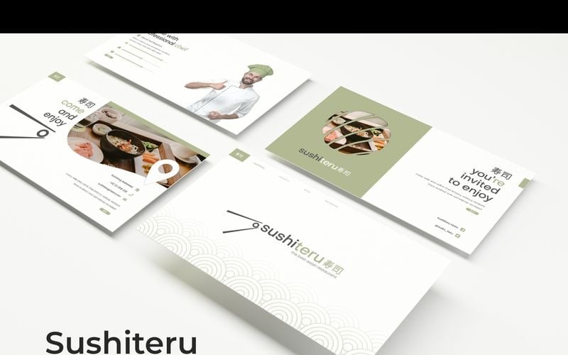 sushiteru powerpoint template original