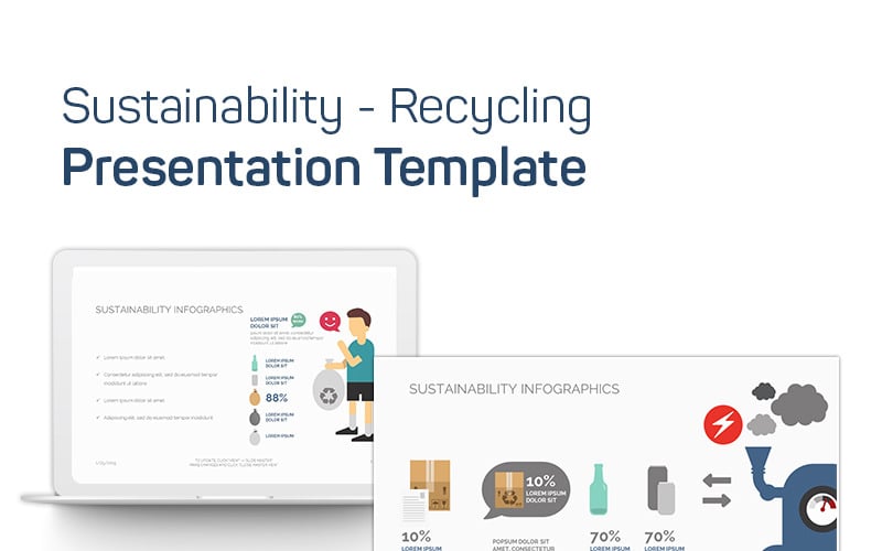 sustainability recycling powerpoint template original
