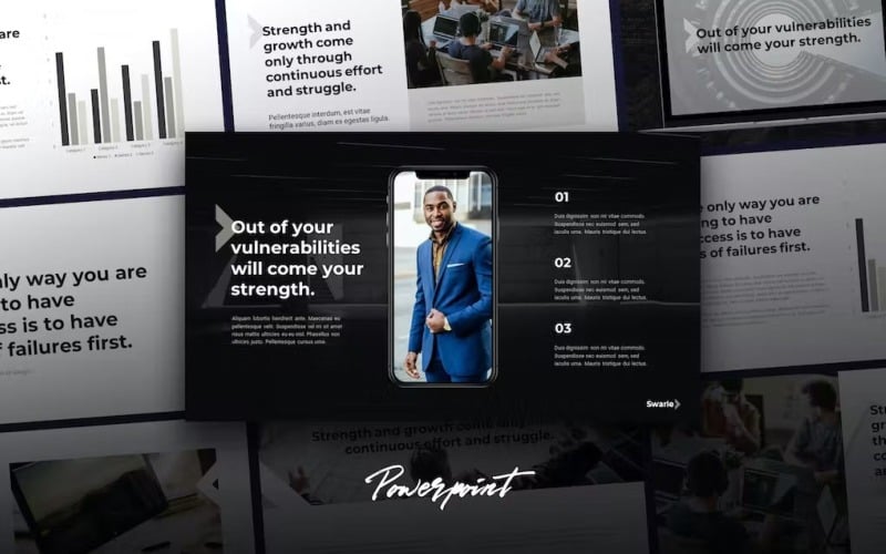 swarle modern amp elegant powerpoint template original