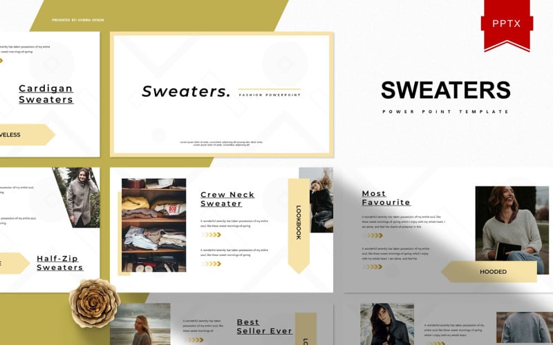 sweaters powerpoint template original