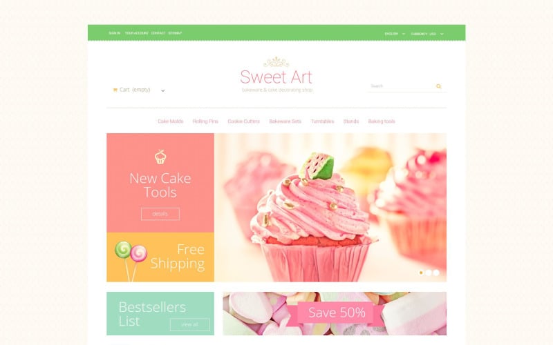 sweet tooth prestashop theme original