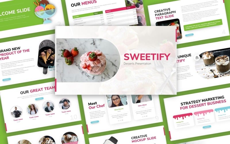 sweetify presentation template original