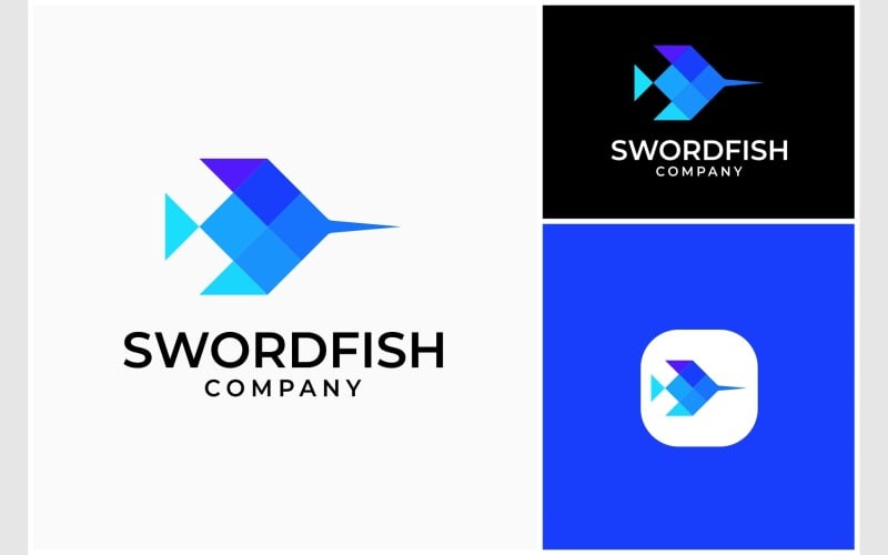 swordfish simple modern logo original