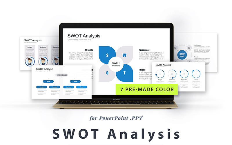 swot analysis marketing tool powerpoint template original