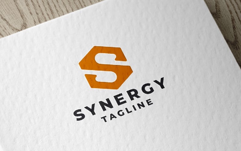 synergy letter s logo temp original