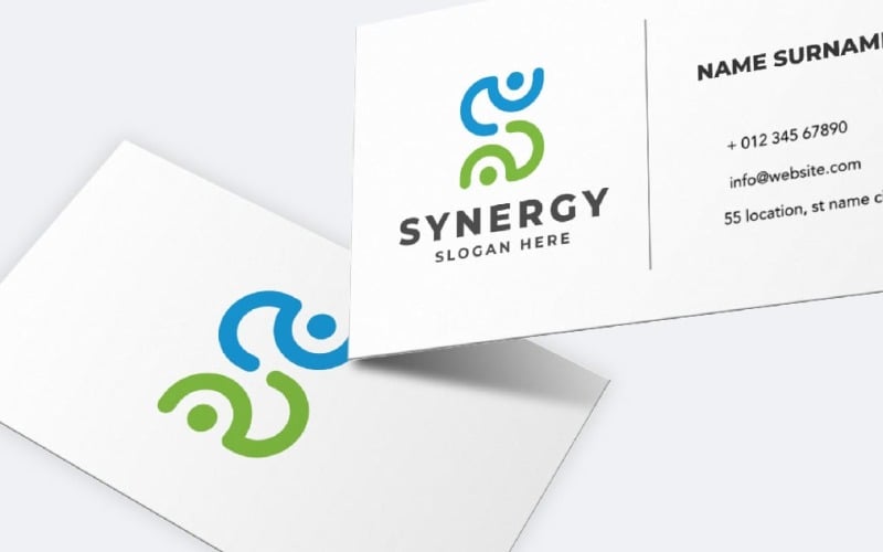 synergy letter s professional logo temp original