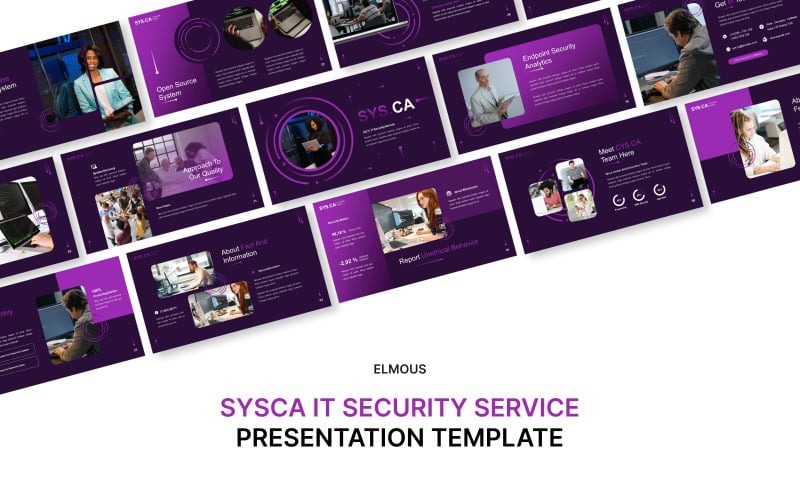 sysca it security service powerpoint presentation template original