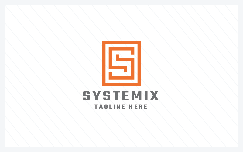 systemix letter s pro logo template original