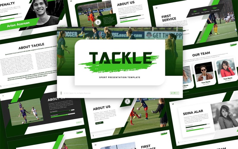 tackle sport multipurpose powerpoint presentation template original