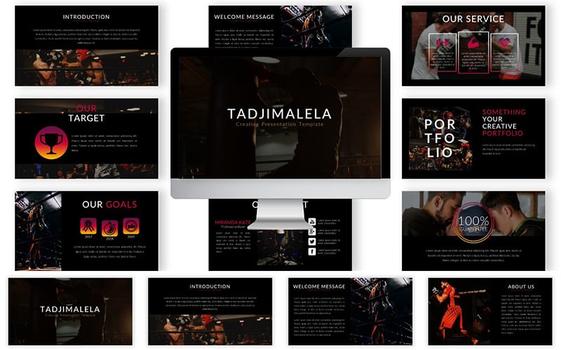 tadjimalela powerpoint template original