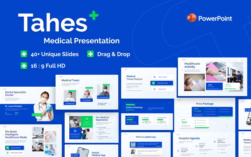 tahes medical powerpoint template original