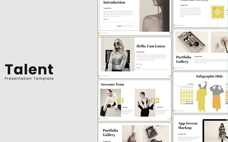 talent powerpoint template original