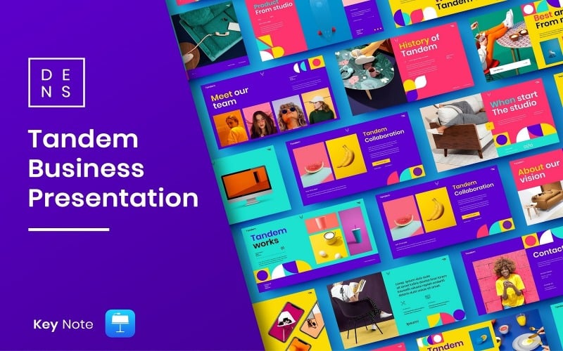 tandem business powerpoint template original