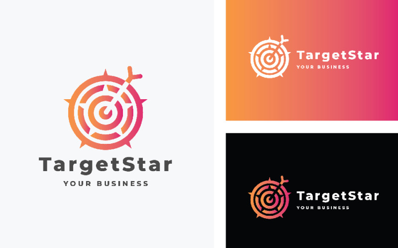 target star company logo template original