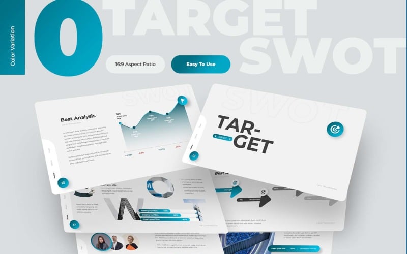 target swot data analysis powerpoint original