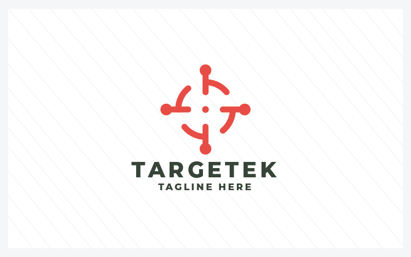 targetek pro logo template original