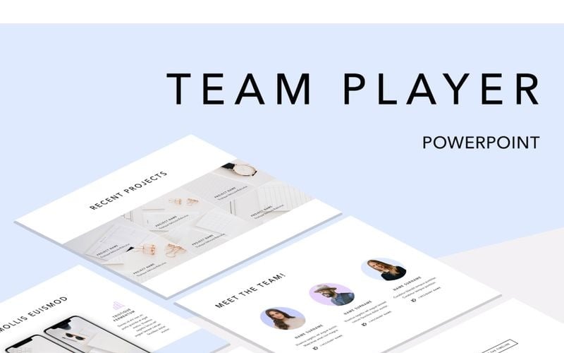 team player powerpoint template original