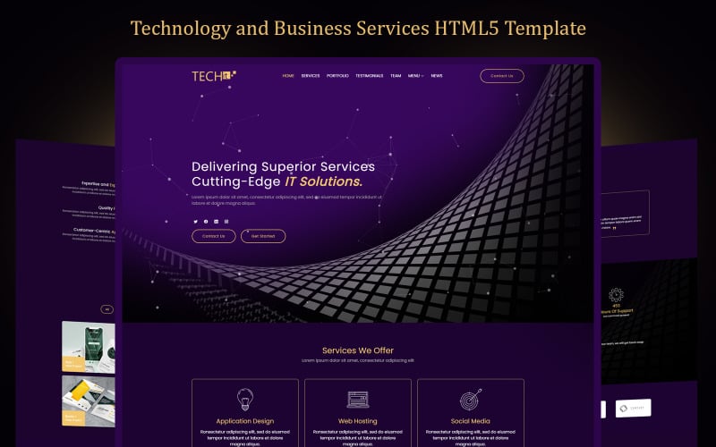 tech it technology and business services multipurpose responsive landing page template original